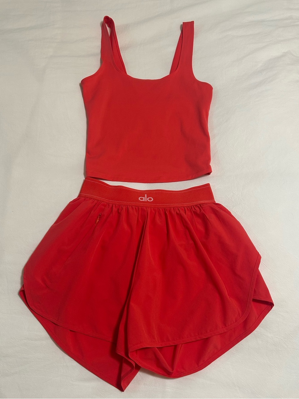 ALO Yoga Softsculpt Precision Tank in Candy Red - Picture 6 of 7